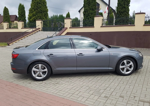 Audi A4 cena 77600 przebieg: 131545, rok produkcji 2016 z Miłosław małe 211